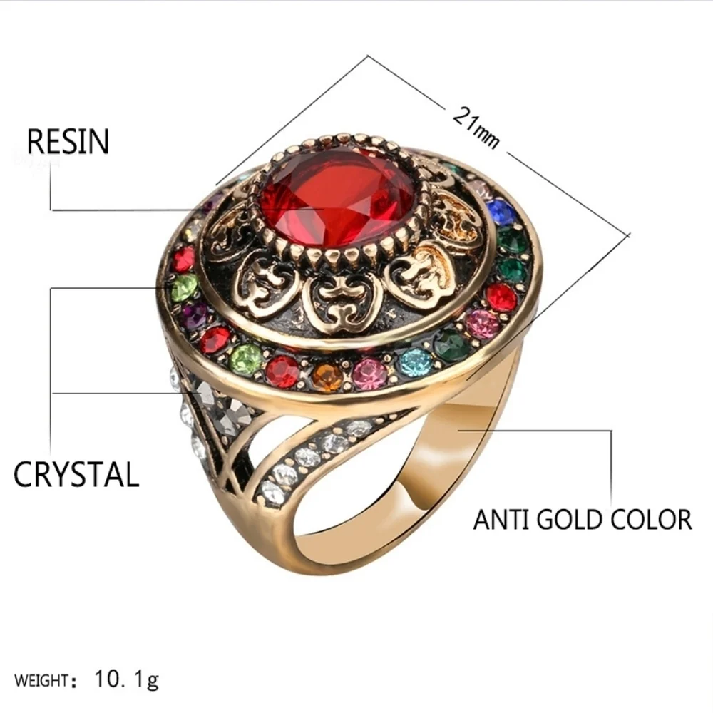 VQ Vintage Style Turkish Ring